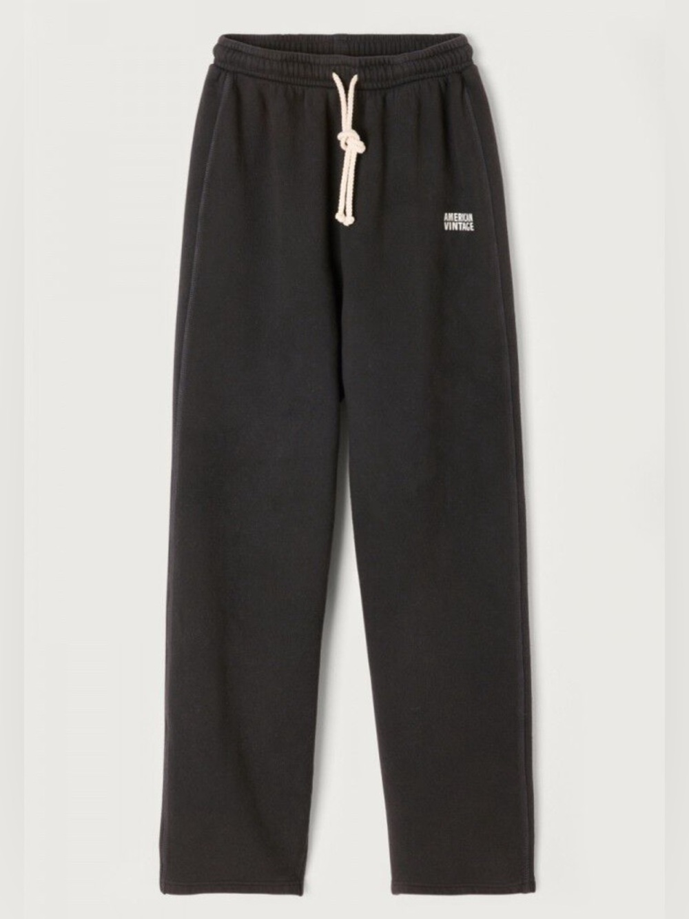 American Vintage WOMEN'S JOGGERS IZUBIRD Black Sweatpants